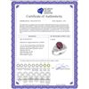 Image 2 : Natural 4.16 ctw ruby & Diamond Engagement Ring 14K White Gold - REF-107A3V