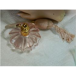 GLASS ATOMIZER - ROSE GLASS