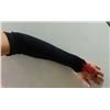 Image 3 : GLOVES - NEW LADIES SPIDERWEB GLOVES - FINGERLESS - BLACK WITH RED - ONE SIZE