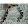 Image 3 : BRACELET - CREATED MYSTIC GEMSTONE & FLAWLESS CREATED DIAMOND IN 18K GOLD PLATED GERMAN SILVER SETTI