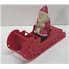 Image 2 : CELLULOID SANTA AND SLEIGH