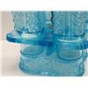 Image 2 : BLUE GLASS CONDIMENT SET