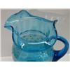 Image 4 : BLUE GLASS PITCHER