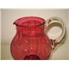 Image 2 : CRANBERRY GLASS PITCHER