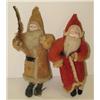 Image 1 : EARLY PAPIER-MÂCHÉ SANTA ORNAMENTS