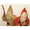 Image 2 : EARLY PAPIER-MÂCHÉ SANTA ORNAMENTS