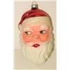 Image 1 : BLOWN GLASS SANTA ORNAMENT
