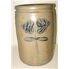 Image 1 : BLUE DEC. STONEWARE CROCK