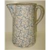 Image 1 : BLUE SPONGEWARE PITCHER