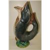 Image 1 : MAJOLICA FISH FORM PITCHER