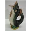 Image 1 : MAJOLICA FISH FORM PITCHER
