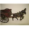 Image 3 : CAST IRON DONKEY & CART