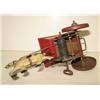 Image 2 : TIN WIND-UP HORSE & CART
