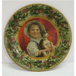 VICTORIAN CHRISTMAS PLATE
