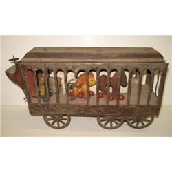 EARLY TOY CIRCUS WAGON