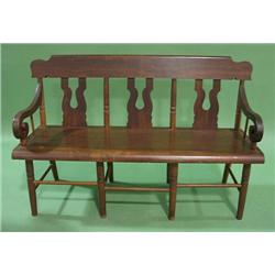PRIMITIVE DEACON BENCH