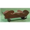 Image 1 : EARLY WALNUT DOLL CRADLE