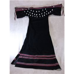 Cheyenne Velvet Shell Dress- 1930's- 48"L