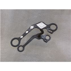 Marked Crockett Renalde Silver Inlaid Bit- Long Shank Curb Mouth