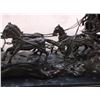 Image 12 : Marked "Stagecoach" By CM Russell Copyright ASB Bronze- 22"L X 9"H X 8.5"D