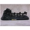 Image 2 : Marked "Stagecoach" By CM Russell Copyright ASB Bronze- 22"L X 9"H X 8.5"D