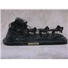 Image 4 : Marked "Stagecoach" By CM Russell Copyright ASB Bronze- 22"L X 9"H X 8.5"D