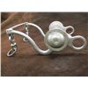 Image 2 : Marked Star Steel Silver Bit- Silver Conchos- Martinez Cheek Halfbreed Mouth- Slobber Bar
