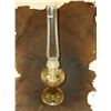 Image 1 : 1939 Washington Drape Round Base Model B41 Amber Crystal Aladdin Lamp- Manual-23"H X 6.25" Base