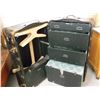 Image 5 : Antiques Salesman Trunk- 5 Drawer- 41"L X 22" X 22"D- Trunk #CD482