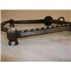 Image 3 : Unmarked Silver Inlaid Bit- Las Cruces Cheek Spade Mouth- Slobber Bar- Rein Chains Hangers