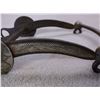 Image 3 : Marked Squashed M's Silver Inlaid Bit- California Cheek Halfbreed Mouth- Slobber Bar