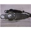 Image 1 : Unmarked Silver Overlaid Bit- Columbia Cheek Halfbreed Mouth- Slobber Bar- Rein Chain Hangers