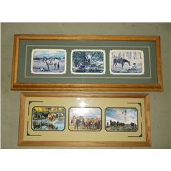 2 Signed Tim Cox Prints- 27" W X 10.5"H