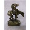 Image 6 : Pompeian Bronze End of Trail Bookends- #147- 8"H X 5.25"L X 2.5" D