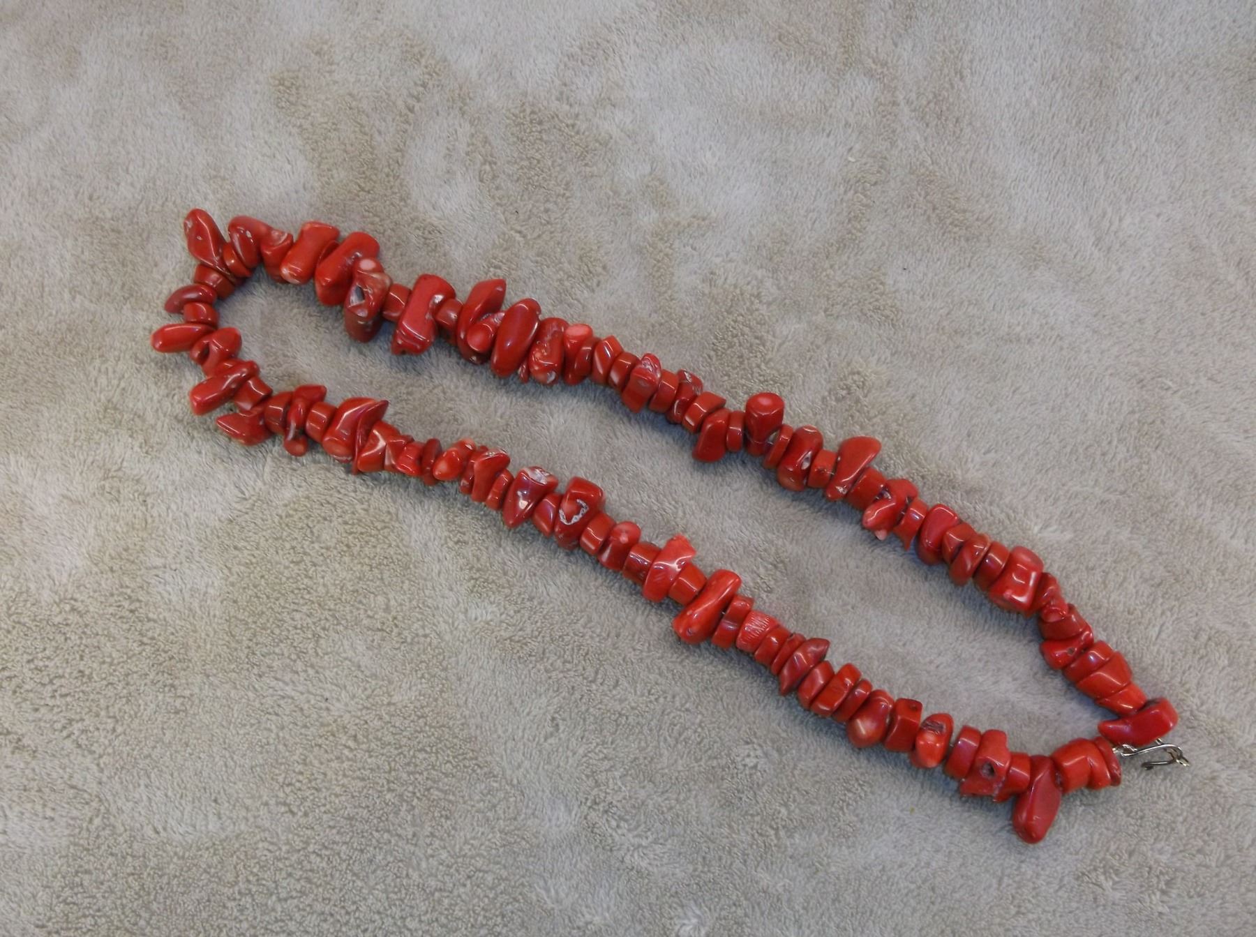 Red coral necklace for sale Clearance