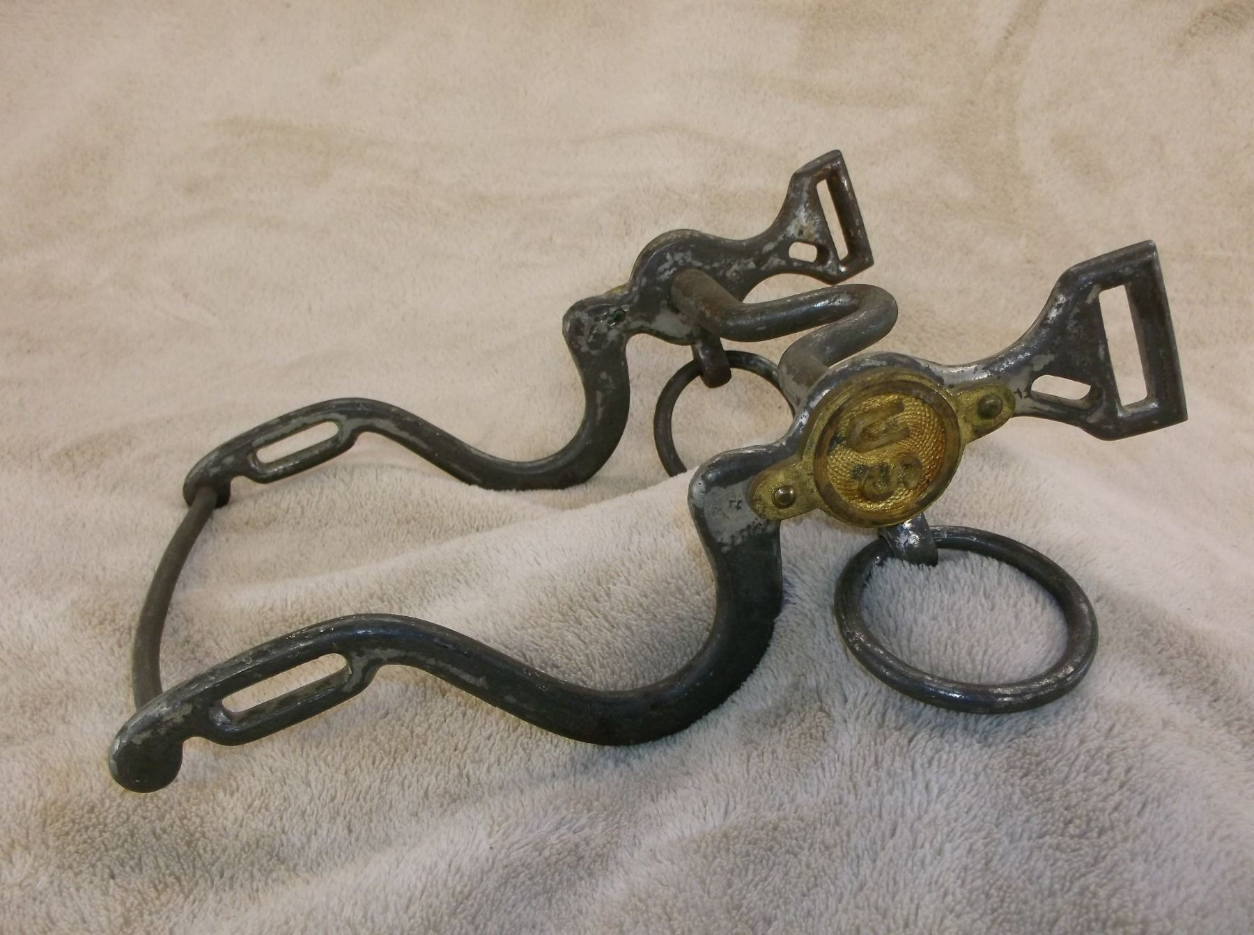 US Cavalry Artillery Bit US Conchos S Shank Curb Mouth