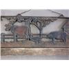 Image 3 : Cast Iron Farm Scene- 46"L X 11.5"W