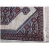 Image 3 : Silk Persian Rug- Fringed- 58"L X 32"W