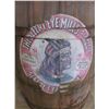 Image 2 : Old Barrel With The Sleepy Eye Mills Advertisement Decal- 34"H X 22"W