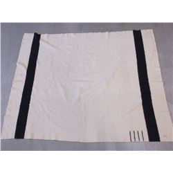 Marked Hudson Bay Blanket- 4 Point- 86"L X 68"W