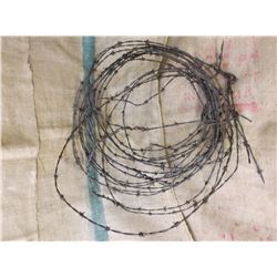 Roll of Old Barbed Wire