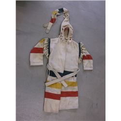 Woolrich Hudson Bay Style Hooded Capote- Size Small- Belt- Fringed