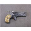 Image 1 : Probably English Made Double Barrel Derringer- 32S?- 3"Barrel- Bakelite Grips- Marked LazyM LazyR3