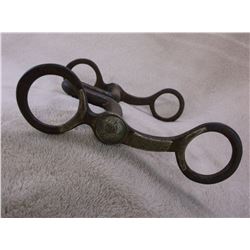 Unmarked McChesney Silver Overlaid Bit- Short Shank High Port- Pre 1928