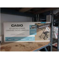 New Casio Electronic Keyboard with Stand & Bench