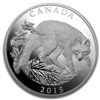 Image 2 : 2015 $125 Canada Half Kilo Fine Silver Coin w/Box & COA