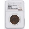 Image 1 : 1837 New York, NY Merchants Exchange Civil War Token NGC AU55BN