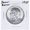 Image 1 : 1937 Daniel Boone Bicentennial Commemorative Half Dollar Coin