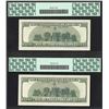 Image 2 : Lot of (2) Consecutive 2001 $100 Federal Reserve STAR Notes PCGS Gem New 66PPQ