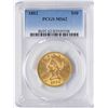 Image 1 : 1882 $10 Liberty Head Eagle Gold Coin PCGS MS62